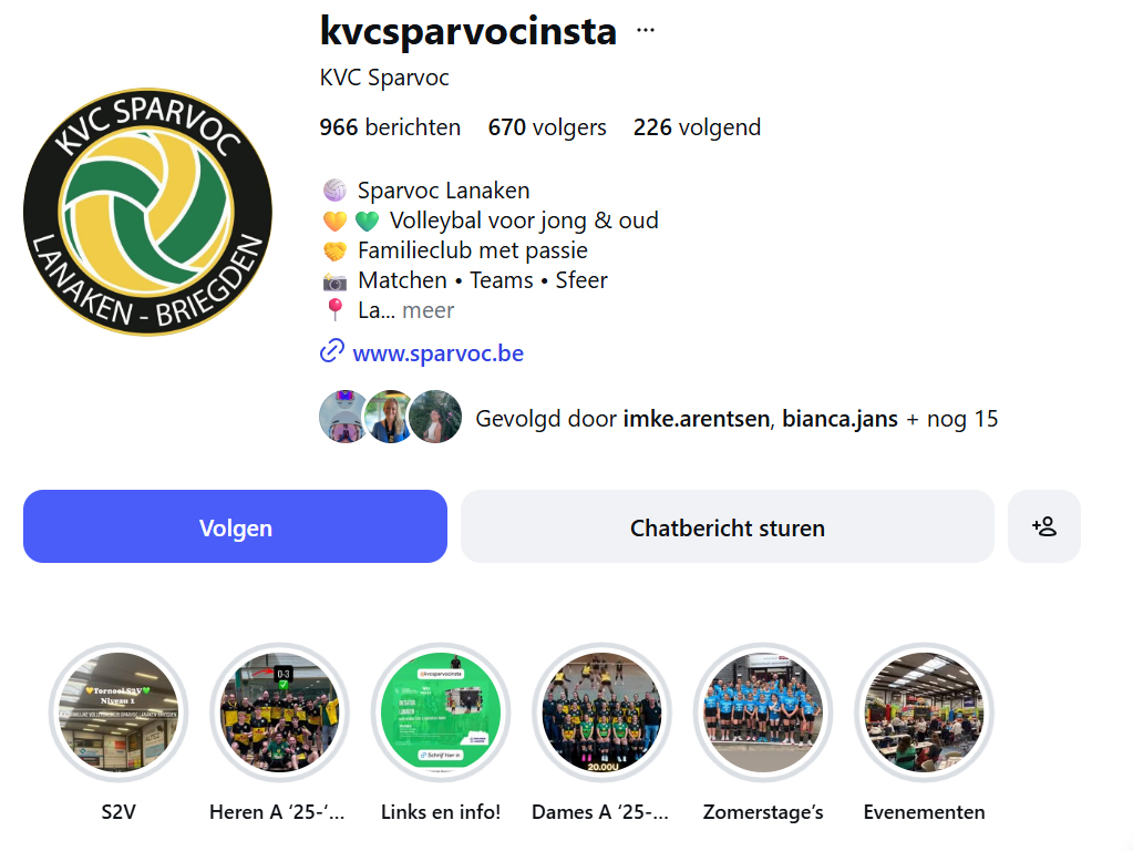 Sparvoc social media ontwerp