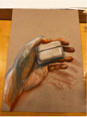 tekening hand